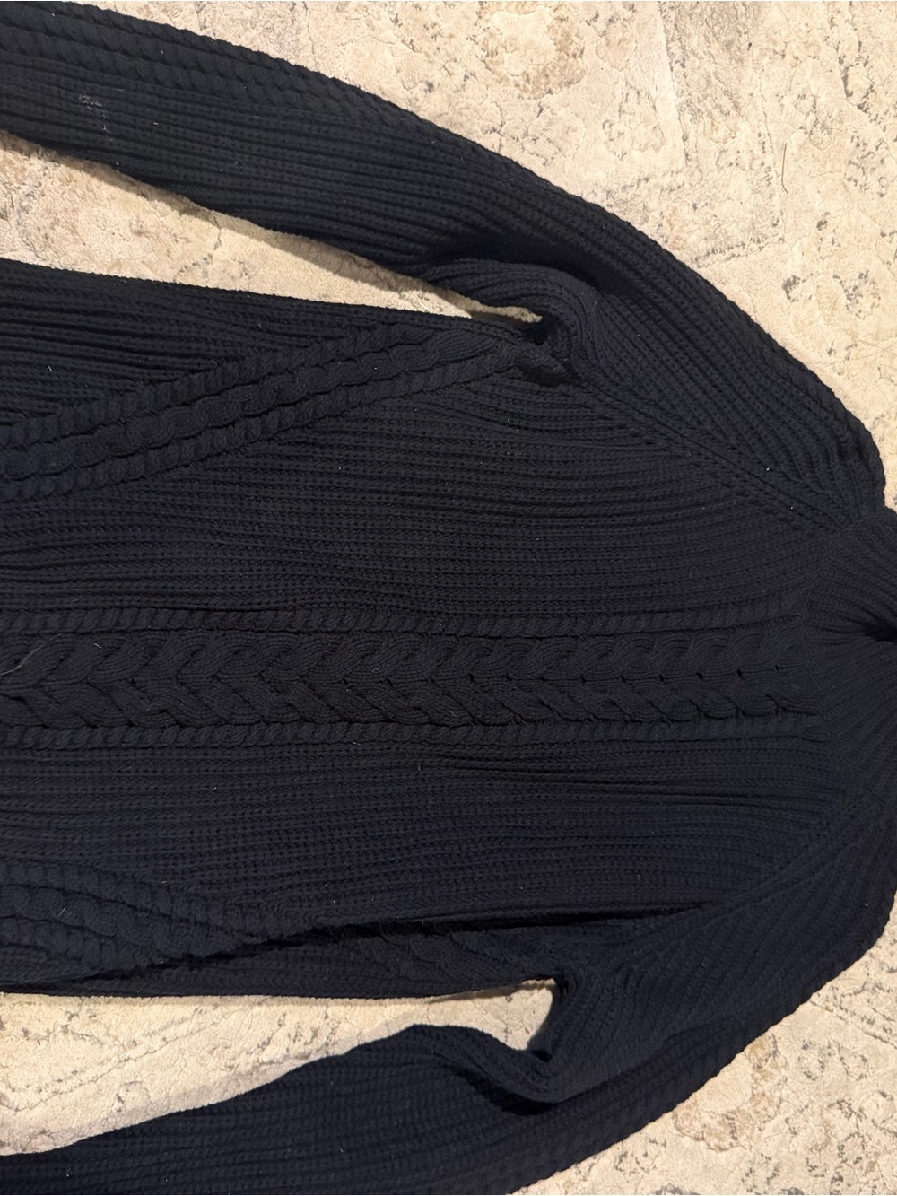 lululemon athletica Black Cable Turtleneck Sweater